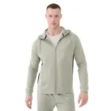 Pánska tréningová mikina so zipsom 4F SWEATSHIRT FNK-WSS25TFSWM513-44S-OLIVE · záber 1