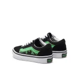 Chlapčenská vychádzková obuv VANS UY Old Skool (Suede Canvas) glow slime black green · záber 5