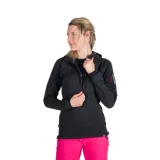 Dámska turistická mikina so zipsom NORTHFINDER MARCELLA-411greyblack · záber 1