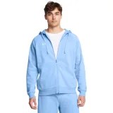 Pánska zateplená mikina so zipsom UNDER ARMOUR UA Rival Fleece FZ Hoodie-BLU · záber 1