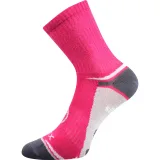 Dievčenské turistické ponožky VOXX 3 PACK-Optifanik 03-Pink Magenta Raspberry · záber 4