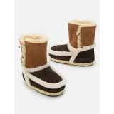 Nízke zimné topánky MOON BOOT MB EVX PATCH-MM05 DARK BROWN COGNAC · záber 2