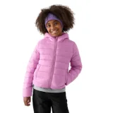 Dievčenská bunda 4F JUNIOR DOWN JACKET-JWAW24TDJAF449-54S-PINK · záber 1