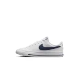 Chlapčenská rekreačná obuv NIKE Court Legacy white midnight navy · záber 2