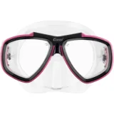 Potápačská maska CRESSI FOCUS MASK SIL CLEAR FRAME PINK · záber 2