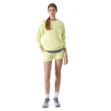 Dievčenské teplákové kraťasy 4F JUNIOR SHORTS CAS-4FJWSS24TSHOF280-72S-LEMON · záber 4
