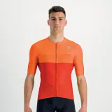 Pánsky cyklistický dres s krátkym rukávom SPORTFUL Light pro jersey, chili red carrot · záber 2