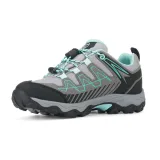 Dievčenská nízka turistická obuv TREZETA Thunder WP Jr grey green · záber 2