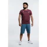 Pánske tričko s krátkym rukávom AUTHORITY T-SOLID M burgundy · záber 4