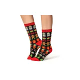 Dámske ponožky HEAT HOLDERS 1 PACK-WOMEN LITE GINGERBREAD-CHRISTMAS SOCKS · záber 2