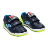 Chlapčenské futbalové kopačky halové JOMA Top Flex 2533 K IC navy blue green · záber 2