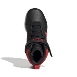 Chlapčenská rekreačná obuv ADIDAS Postmove Mid core black vivid red cloud white · záber 3