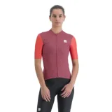 Dámsky cyklistický dres s krátkym rukávom SPORTFUL Checkmate w jersey, pompelmo mulled grape · záber 1