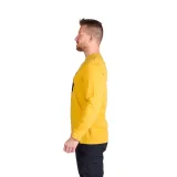 Pánske turistické tričko s dlhým rukávom NORTHFINDER CLAIR-314goldenyellow · záber 3