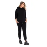 Dámska zateplená mikina s kapucňou VOLCANO B-VENA-700-BLACK · záber 5