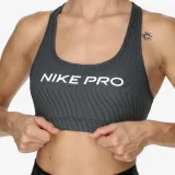 Dámska tréningová športová podprsenka NIKE PRO W SWSH LGT SPT AOP BRA-FN4708-060-ANTHRACITE · záber 3