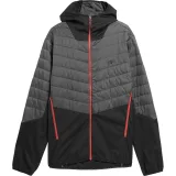 Pánska turistická bunda 4F TECHNICAL JACKET-AW23TTJAM310-22S-ANTHRACITE · záber 3