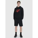 Pánska mikina s kapucňou 4F SWEATSHIRT M1766-020S-DEEP BLACK · záber 4