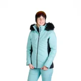 Dámska lyžiarska bunda NORTHFINDER KELLIE-653lightblueblack · záber 1