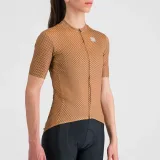 Dámsky cyklistický dres s krátkym rukávom SPORTFUL Checkmate w jersey, gold mauve · záber 4