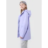 Dievčenský pršiplášť 4F JUNIOR JACKET U213-52S-LIGHT VIOLET · záber 4