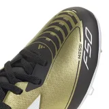 Chlapčenské futbalové kopačky outdoorové ADIDAS F50 League Messi Jr FG gold met cloud white core black · záber 5