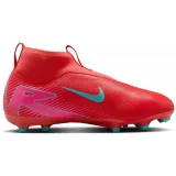 Chlapčenské futbalové kopačky outdoorové NIKE Mercurial Superfly 10 Academy Jr FG MG ember glow aurora green · záber 2