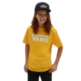 Chlapčenské tričko s krátkym rukávom VANS BY CLASSIC BOYS-OLD GOLD-WHITE · záber 1
