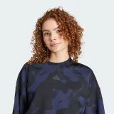 Dámska mikina ADIDAS W FI 3S SWT-IW5297-Black · záber 4