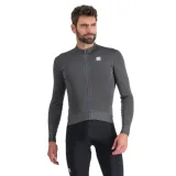 Pánsky cyklistický dres s dlhým rukávom SPORTFUL Monocrom thermal jersey, anthracite · záber 1