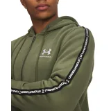 Pánska zateplená mikina so zipsom UNDER ARMOUR UA Icon Fleece FZ Taping-GRN · záber 2