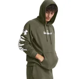 Pánska zateplená mikina s kapucňou UNDER ARMOUR UA Rival Fleece Graphic HD-GRN · záber 2