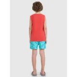 Chlapčenské plavky 4F JUNIOR BOARD SHORTS M121-47A-MINT ALLOVER · záber 3