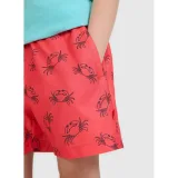 Chlapčenské plavky 4F JUNIOR BOARD SHORTS M121-63A-CORAL ALLOVER · záber 5