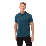 Pánske polo tričko s krátkym rukávom VOLCANO NIKOS-603-TURQUOISE · záber 1