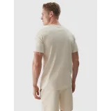 Pánske tričko s krátkym rukávom 4F TSHIRT-4FWSS24TTSHM1284-83S-BEIGE · záber 3
