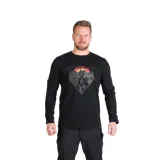 Pánske turistické tričko s dlhým rukávom NORTHFINDER CLAIR-269black · záber 1