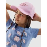 Dievčenská šiltovka 4F JUNIOR BASEBALL CAP-4FJWSS24ACABF246-56S-LIGHT PINK · záber 4