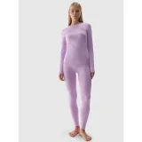 Dámske termo nohavice 4F SEAMLESS UNDERWEAR-WAW24USEAF153-52S-LIGHT VIOLET · záber 3
