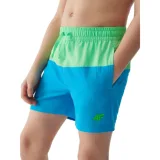 Chlapčenské plavky 4F JUNIOR BOARD SHORTS-4FJWSS24UBDSM069-33S-BLUE · záber 1