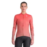 Dámsky cyklistický dres s dlhým rukávom SPORTFUL Rocket w thermal jersey, pompelmo pink · záber 1