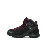 Dámska členková turistická obuv SALEWA Alp Mate Mid PTX W black out virtual pink · záber 2