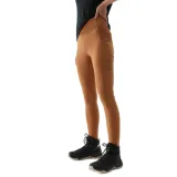 Dámske turistické legíny 4F TROUSERS FNK-WSS24TFTRF580-82S-LIGHT BROWN · záber 1