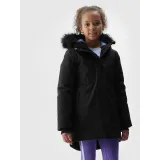 Dievčenská bunda 4F JUNIOR JACKET-JAW23TJACF106-21S-BLACK · záber 2