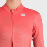 Dámsky cyklistický dres s dlhým rukávom SPORTFUL Rocket w thermal jersey, pompelmo pink · záber 5