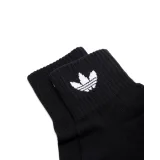Ponožky ADIDAS ORIGINALS 3 PACK - MID ANKLE SCK-BLACK · záber 4