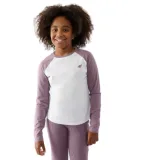 Dievčenské tričko s dlhým rukávom 4F JUNIOR LONGSLEEVE-JWAW24TLONF291-51S-VIOLET · záber 1