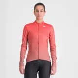 Dámsky cyklistický dres s dlhým rukávom SPORTFUL Rocket w thermal jersey, pompelmo pink · záber 2