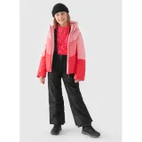 Dievčenská lyžiarska bunda 4F JUNIOR TECHNICAL JACKET-JWAW24TTJAF545-62S-RED · záber 4