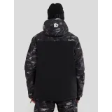 Pánska lyžiarska bunda FUNDANGO Tilbury Logo Anorak-893-black camouflage · záber 4